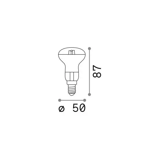 10 Lampadine Led Spot E14 4 Watt 4000 K 430 Lm Trasparente Cromo
