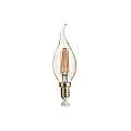 10 Lampadine Led Colpo Di Vento E14 4 Watt 2200 K Vintage Ambra