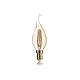 10 Lampadine Led Colpo Di Vento E14 4 Watt 2200 K Vintage Ambra