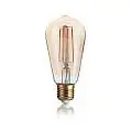 10 Lampadine Led Cono E27 4 Watt 2200 K 300 Lm Vintage Ambra