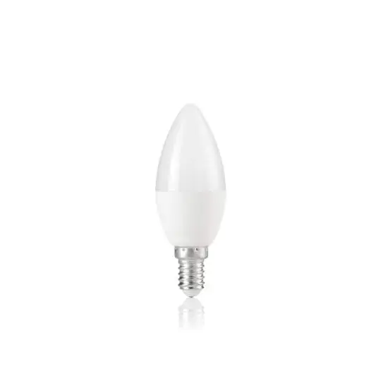 10 Lampadine Led Ovale E14 7 Watt 3000 K 560 Lm Bianca