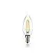 10 Lampadine Led Oliva E14 4 Watt 3000K Dimmerabile 400 Lm Trasparente