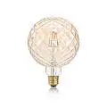 10 Lampadine Led Pearl E27 4 Watt 2200 K 380 Lm Vintage Ambra