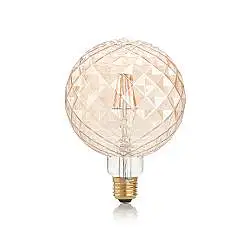 10 Lampadine Led Pearl E27 4 Watt 2200 K 380 Lm Vintage Ambra