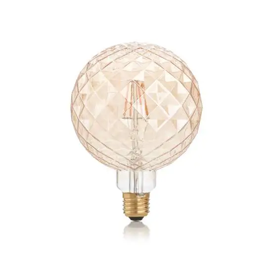 10 Lampadine Led Pearl E27 4 Watt 2200 K 380 Lm Vintage Ambra