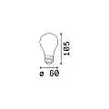 10 Lampadine Led Goccia Classic E27 8 Watt 4000 K 850 Lm Bianca