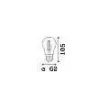 10 Lampadine Led Goccia Classic E27 10 Watt 3000 K 1400 Lm Trasparente
