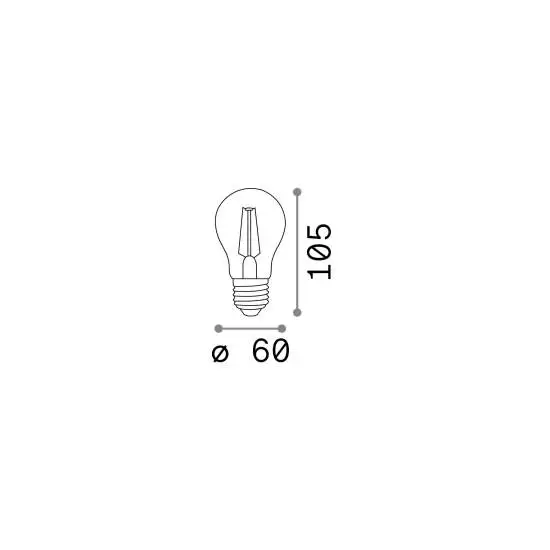 10 Lampadine Led Goccia Classic E27 10 Watt 4000 K 1400 Lm Trasparente