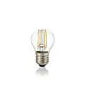 10 Lampadine Led Sfera E27 4 Watt 2700 K 410 Lm Trasparente