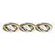 Faretto Ad Incasso Swing Metallo Ottone Brunito 1 Luce Gu10 Confezione da 3