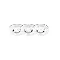 3 Faretti Incasso Moderno Blues Alluminio Bianco 1 Luce Gu10 5W 3000K Luce Calda | Ideal Lux