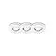3 Faretti Incasso Moderno Blues Alluminio Bianco 1 Luce Gu10 5W 3000K Luce Calda