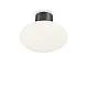 Plafoniera Moderna Clio Alluminio Antracite 1 Luce E27