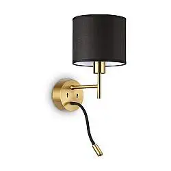 Appliques - Lampade Da Parete Set Metallo Ottone 2 Luci E27
