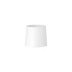 Paralume Cono Set Tessuto Bianco D16