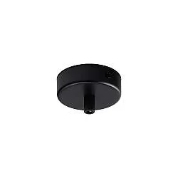 Rosone 1 Luce In Ferro Laccato Nero Diametro 8 Cm