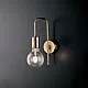 Applique Industrial Polish Metallo Bronzo 1 Luce E27