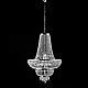 Lampadario Classico Mozart Metallo E Cristallo Cromo 10 Luci E14