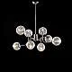 Lampadario Moderno Ikarus Metallo Cromo 8 Luci E14