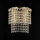 Applique Classica Wagner Metallo Oro E Cristallo 2 Luci E14