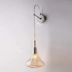 Applique Contemporanea Nemesi Metallo Ambra 1 Luce E14