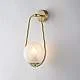 Applique Contemporanea Afrodite Metallo Bronzo 1 Luce E14