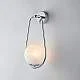 Applique Contemporanea Afrodite Metallo Cromo 1 Luce E14