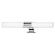 Applique Moderno Klak Metallo Cromo Led 12W Ip44