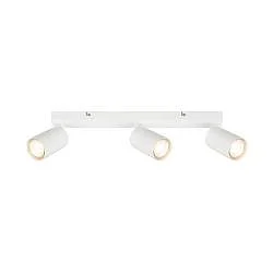 Faretto Moderno Tib Metallo Bianco 3 Luci Gu10