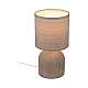 Lampada Da Tavolo Contemporanea Ino Ceramica Marrone 1 Luce E14