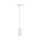Pendente Per Binari Rail Metallo Bianco Opaco Led Integrato 4,5W 3000K