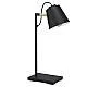 Lampada Da Tavolo Vintage Lacey Acciaio Nero 1 Luce E14