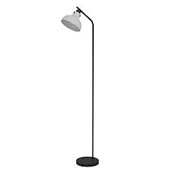 Piantana Vintage Matlock Acciaio Grigio 1 Luce E27