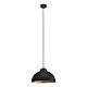 Lampadario A Sospensione Vintage Truro 2 Acciaio Nero Rame 1 Luce E27