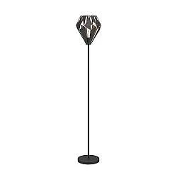 Piantana Vintage Carlton 1 Acciaio Nero 1 Luce E27