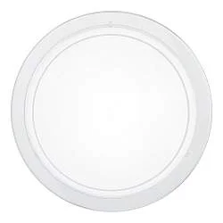 Plafoniera Contemporanea Planet 1 Acciaio Bianco 1 Luce E27