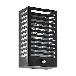 Applique Esterno Contemporanea Alamonte 3 Alluminio Nero E27