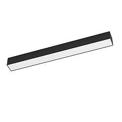 Plafoniera Grande Esterno Moderna Salitta Alluminio Nero Policarbonato Bianco Led