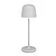 Lampade Da Tavolo Esterno Mannera Alluminio Grigio Policarbonato Bianco Led