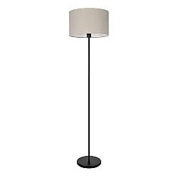 Piantana Moderna Feniglia Acciaio Nero 1 Luce E27