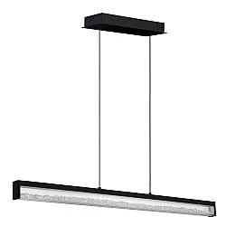 Sospensione Moderna Cardito 1 Alluminio Nero 6 Luci Led 6W 3420Lm