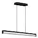 Sospensione Moderna Cardito 1 Alluminio Nero 6 Luci Led 6W 3420Lm