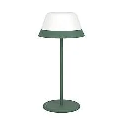 Lampade Da Tavolo Esterno Moderna Meggiano Policarbonato Verde E Bianco Led