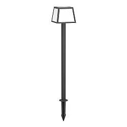 Luce Solare Esterno Picchetto Alto Moderno Altilia Policarbonato Nero Led