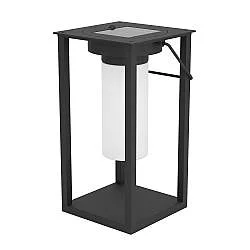 Luce Solare Esterno Contemporanea Usigni Policarbonato Nero E Bianco Led