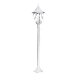 Lampione Esterno Classico Navedo Alluminio Bianco 1 Luce E27