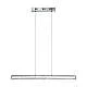 Lampadario A Sospensione Moderno Cardito 1 Alluminio Cromo Vetro 6 Luci Led 6W