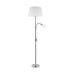 Piantana Moderna Conesa Acciaio Nichel Satinato 1 Luce E27