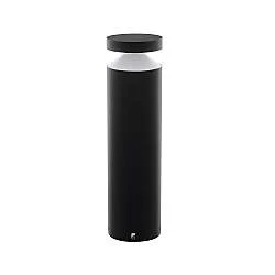 Paletto Esterno Moderna Melzo Alluminio Nero Policarbonato Trasp Led 99Cm