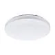 Plafoniera Moderna Frania Acciaio Bianco Led Integrato 14,6W